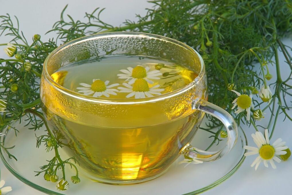 té de manzanilla para la artrosis de rodilla